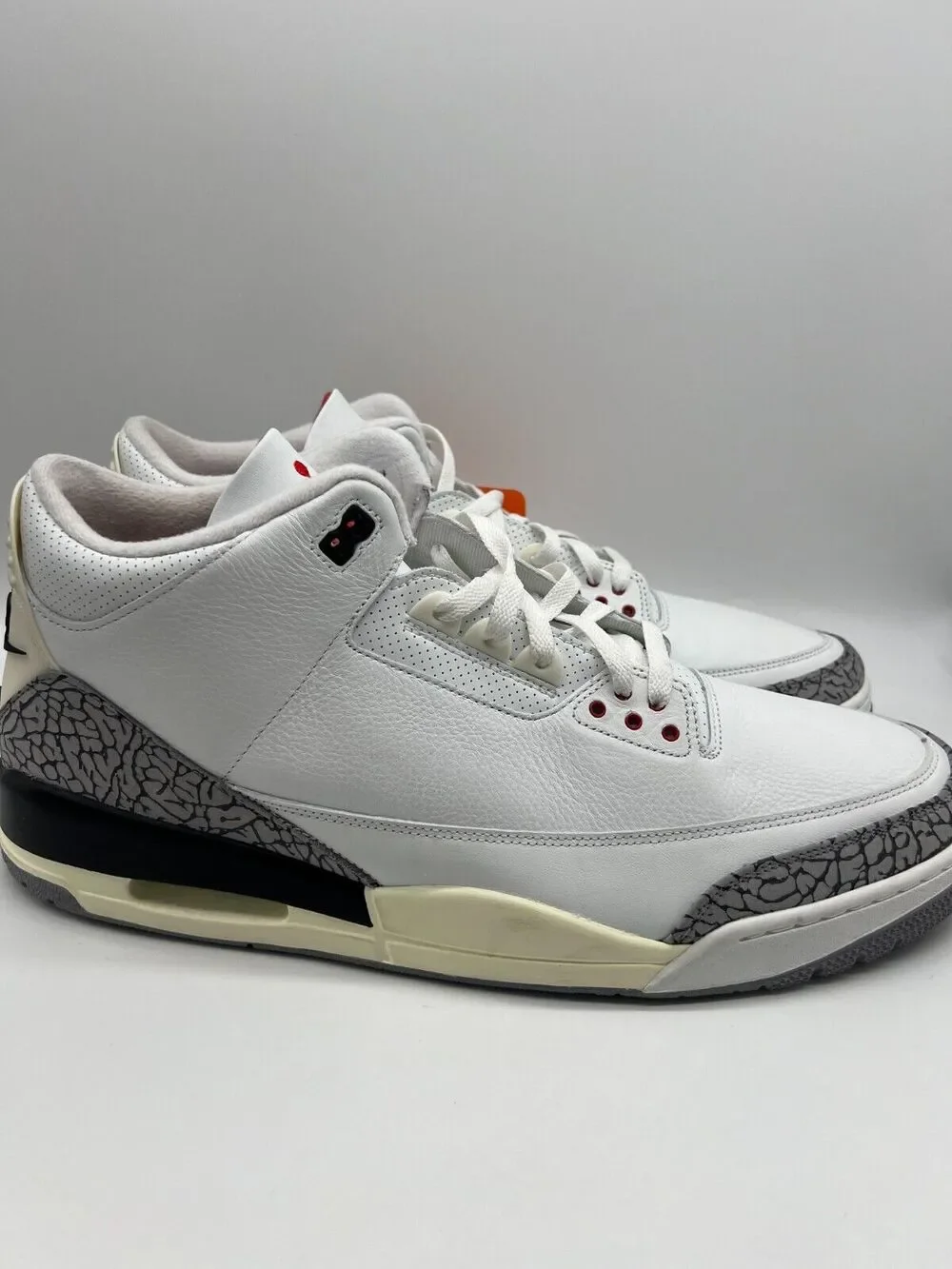 Nike Air Jordan 3 Retro White Cement Reimagined DN3707-100 Mens Size 18 New